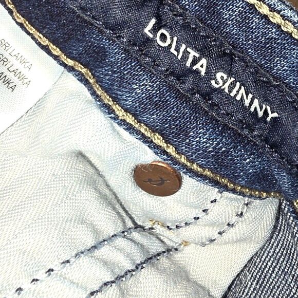 Lucky Brand Lolita Mid-Rise Skinny Jean Size 8 - Picture 4 of 9